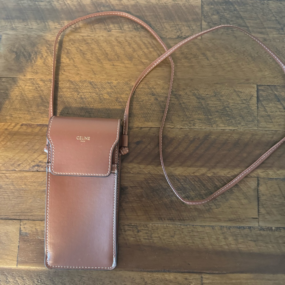 New CELINE phone/sunglasses crossbody holder